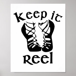 Poster Drôle Irlandais Danse Filles Et Cadeau Femme - Gar