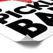 Poster Drôle J'Aime Le Coeur Du Pickleball (Coin)