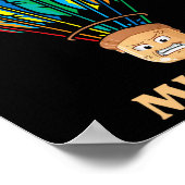 Poster Drôle Je suis D Minton Shuttle Dminton Player (Coin)