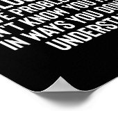 Poster Drôle Je Suis Un Philosophe Citation De Philosophi (Coin)