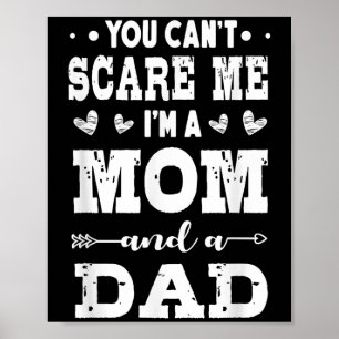Poster Drôle je suis une maman et un papa mère célibatair