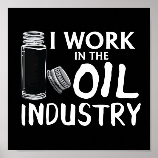 Poster Drôle Je Travaille Dans L'Industrie Essentielle Du (Devant)