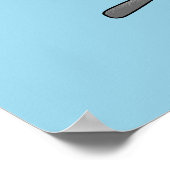 Poster Drôle jeu de café de dessin animé (Coin)