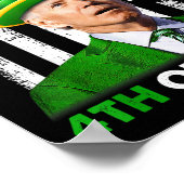 Poster Drôle Joe Biden Jour de la Saint Patrick Happy 4 j (Coin)
