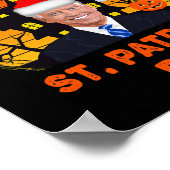 Poster Drôle Joe Biden St Patrick Noël Joe Biden Hal (Coin)