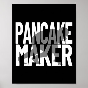 Poster Drôle joueur de football mème Lineman Pancake Make