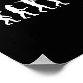 Poster Drôle Karate Evolution Cadeau Pour Les Artistes Ma (Coin)