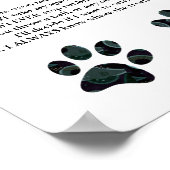 Poster drôle "La Loi du Paw" (Coin)