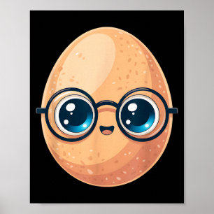 Poster Drôle Le Bon Oeuf Professeur Costume Halloween Nou