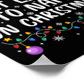Poster Drôle Le Plus Probable De Faire La Sieste À Noël (Coin)