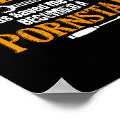 Poster Drôle Lineman Père Homme Câble électrique Linéaire (Coin)