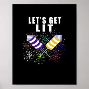 Poster Drôle, lit - Independence Pun Classic