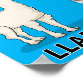 Poster Drôle Llama Drama (Coin)