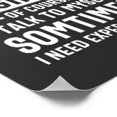 Poster Drôle logiciel de programmation ingénieur cadeau (Coin)