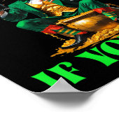 Poster Drôle Me Capter Si Vous Pouvez Trump Leprechaun St (Coin)