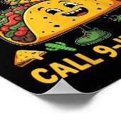 Poster Drôle Mème Cinco De Mayo Fiest Taco Mexicain (Coin)