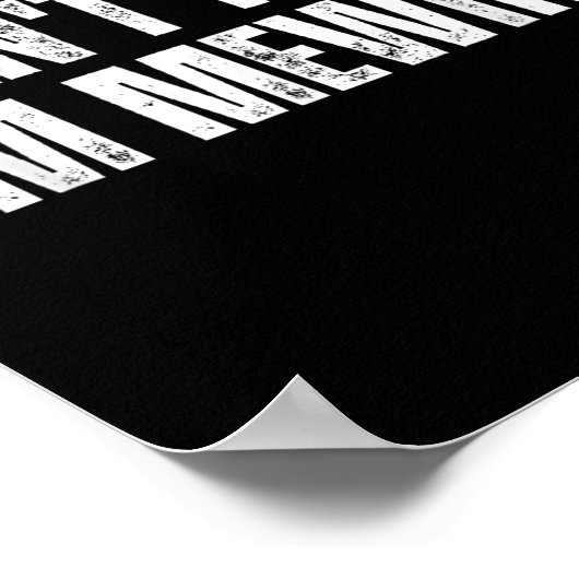 Poster Drôle Mewing Design Technique de Mewing ne peut pa (Coin)