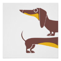 Drôle mignon dachshund pour parent chien long
