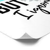 Poster Drôle Motivationnel cours d'enseignant (Coin)