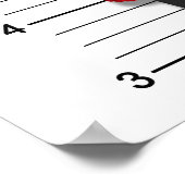 Poster Drôle Mugshot Noël Culpabilité Giraffe (Coin)