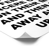 Poster drôle Mustached Woman (Coin)