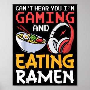 Poster Drôle ne peut pas vous entendre Je suis Jeu et Man