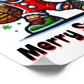 Poster Drôle Pain d'épices Sketto Noël Hommes Garçons Enf (Coin)