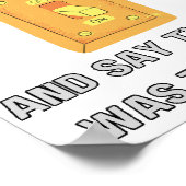 Poster Drôle papa dit (Coin)