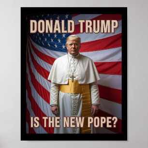 Poster Drôle Pape Et Président Donald Trump6