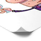 Poster Drôle Party Animal Cartoon Man (Coin)