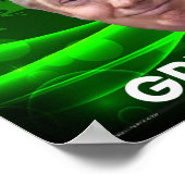 Poster Drôle Père Noël Trump 2024 Rendre Noël super (Coin)