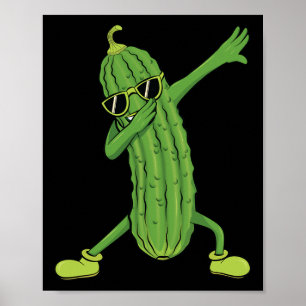 Poster Drôle Pickle Concomber Dons Par Silentsoularts Dab