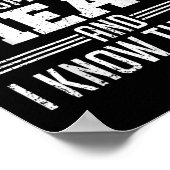 Poster Drôle Pitmaster Je Fumer Viande Barbecue Fumeur Gr (Coin)