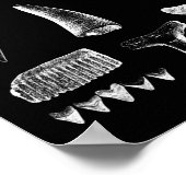 Poster Drôle Poignées de requin Conception pour hommes fe (Coin)