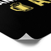 Poster Drôle poker gens bière mot art (Coin)