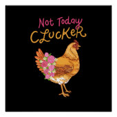 Poster Drôle poulet (Devant)