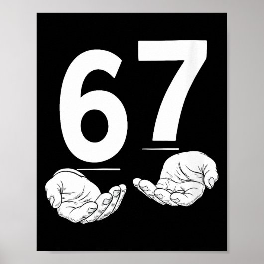 Poster Drôle pour femmes Six Sept 6 7 Mème Génération Alp (Devant)