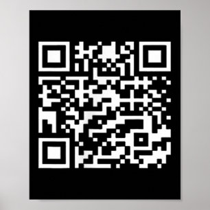 Poster Drôle président Qr Trump Code de danse _1
