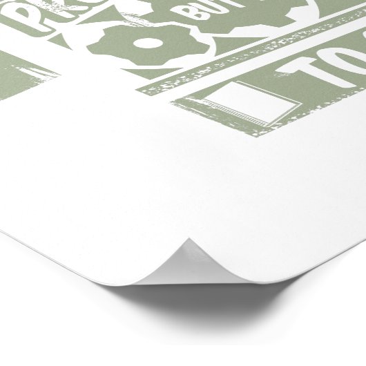 Poster Drôle procrastinateur (Coin)