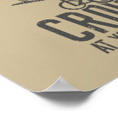 Poster Drôle Professional Crop Duster Fart Joke Gift (Coin)