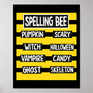 Poster Drôle Pun Halloween Costume Pour Enseignants Ortho