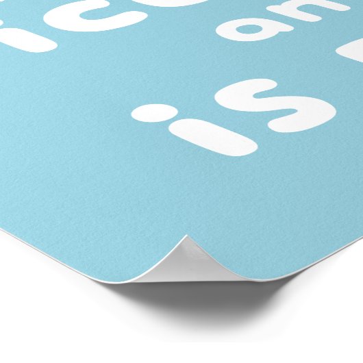 Poster Drôle Pun rose (Coin)