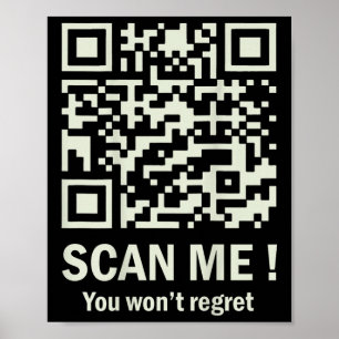 Poster Drôle Qr Scan Me Trump 45_47 Tee Trump Dancing Cod