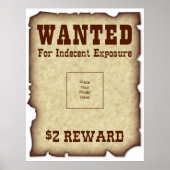 Poster drôle Recherché (Devant)