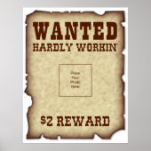 Poster drôle Recherché (Devant)