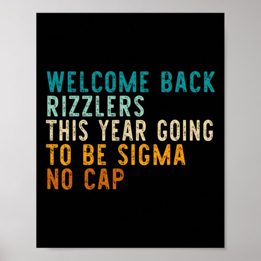 Poster Drôle Retour À L'École Milieu Enseignant Gen Alp (Devant)