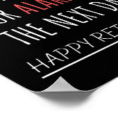 Poster Drôle retraite de collègue (Coin)