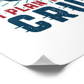 Poster Drôle Retraité Plan de retraite Croisière Vacances (Coin)