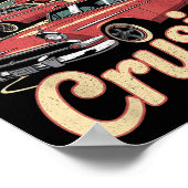Poster Drôle Retro Car Graphisme Pas Vieux, Juste Un Clic (Coin)