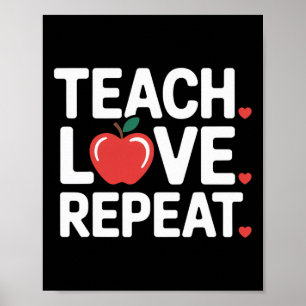 Poster Drôle Saint-Valentin Enseignant Enseignement Amour